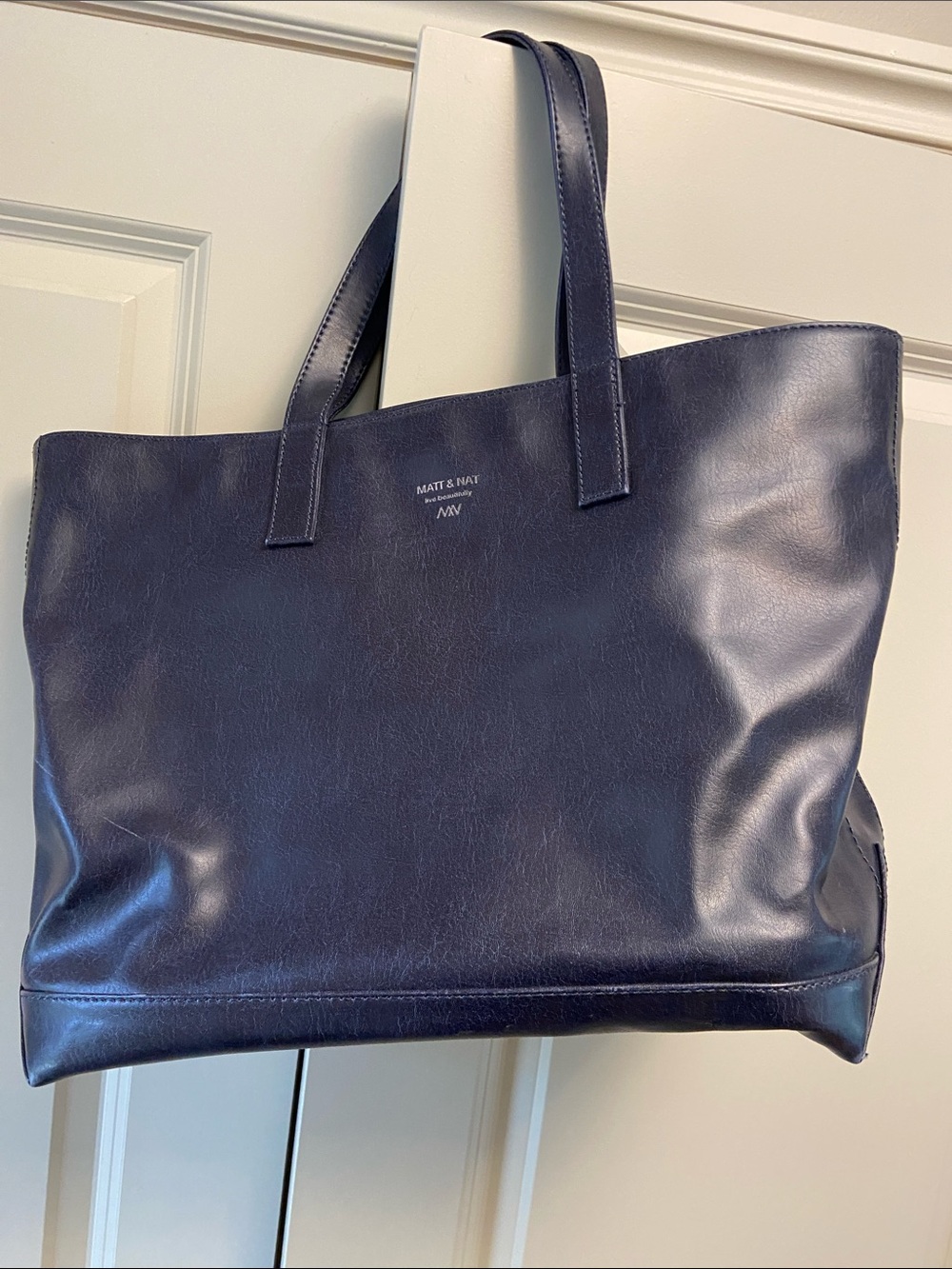 Matt & Nat Schlepp Vintage Vegan Leather Tote Bag